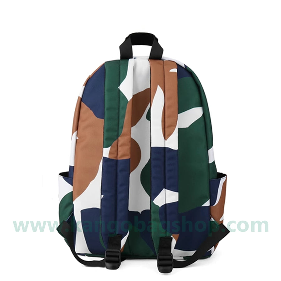 Original collage color printing backpack large-capacity leisure schoolbag for boys and girls large-capacity backpack