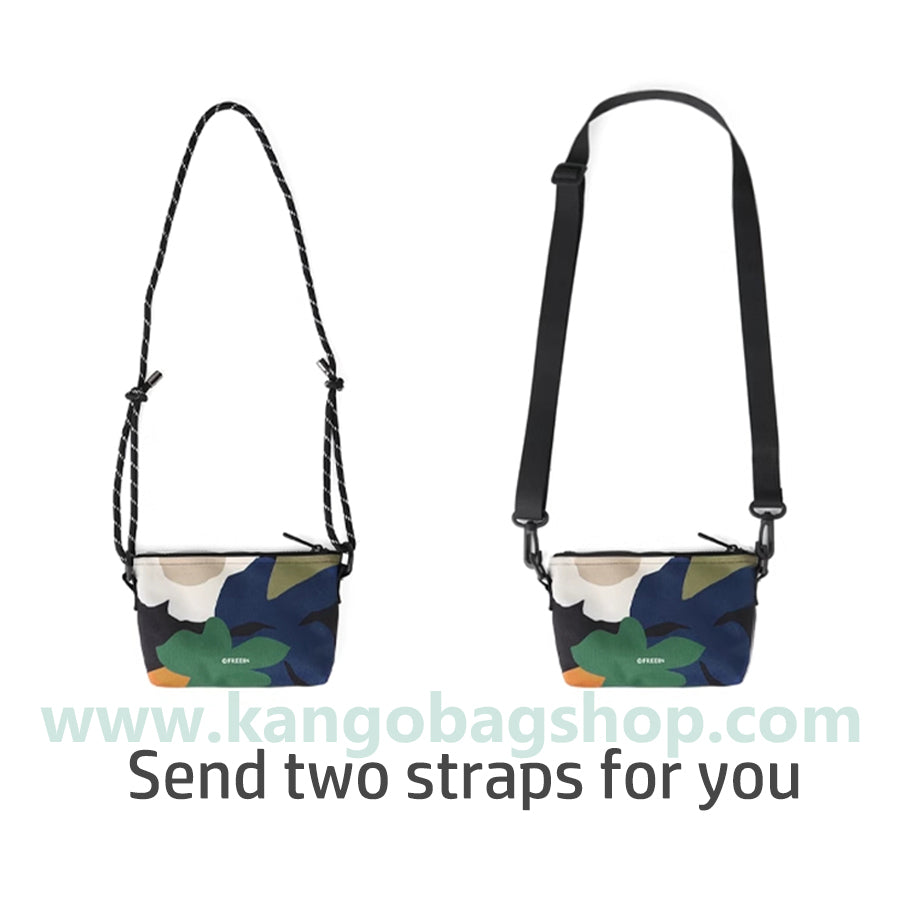 New original printing small messenger bag niche design mobile phone bag men and women leisure sports