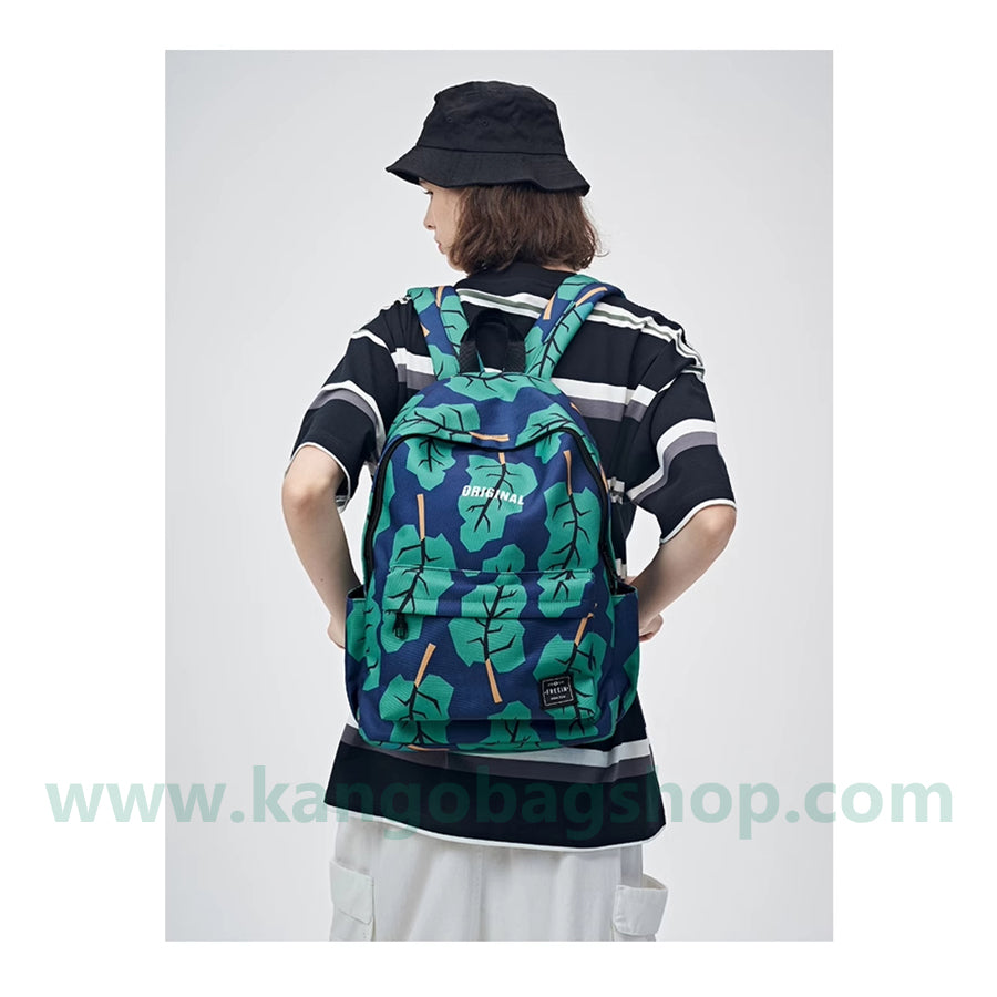 Printed backpack a small number of high school students schoolbag female high-capacity campus computer backpack new