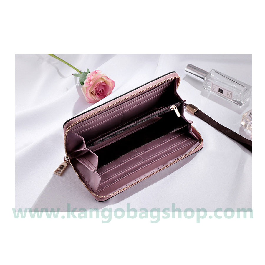 Hold a Lady Purse Long Korean version handbag solid color multi-function card bag mobile phone purse purse purse purse purse purse purse