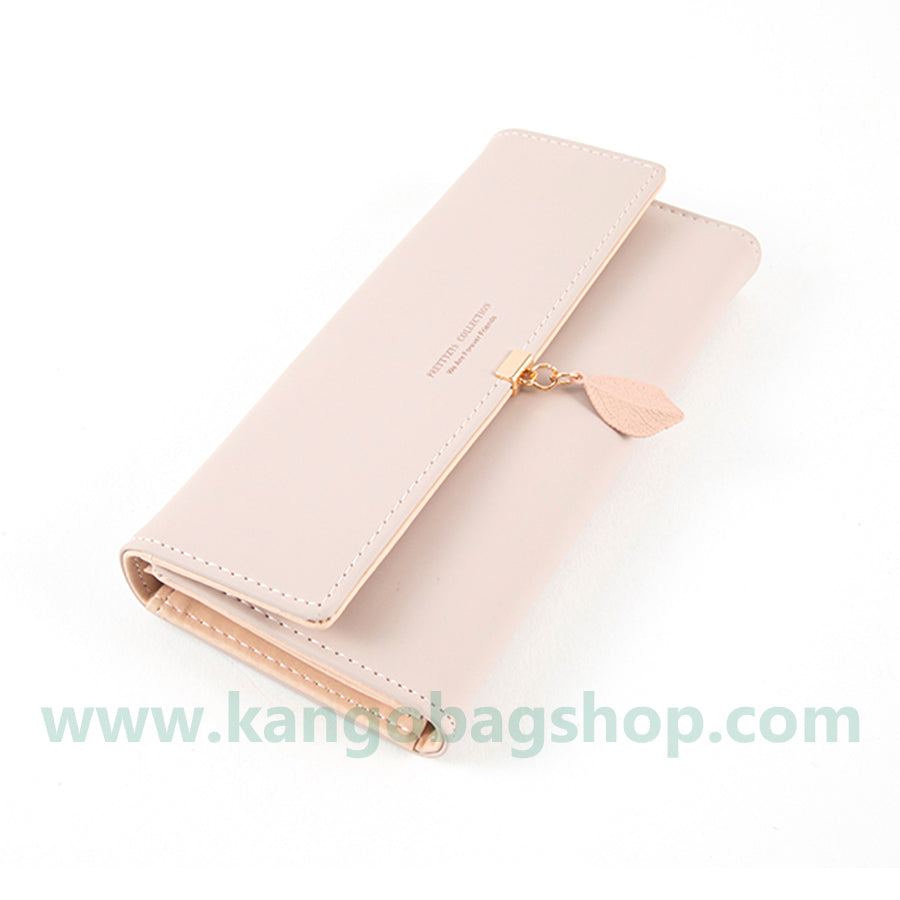 The purse long style design Korean version fresh handbag female hand holds the multi-function card bag