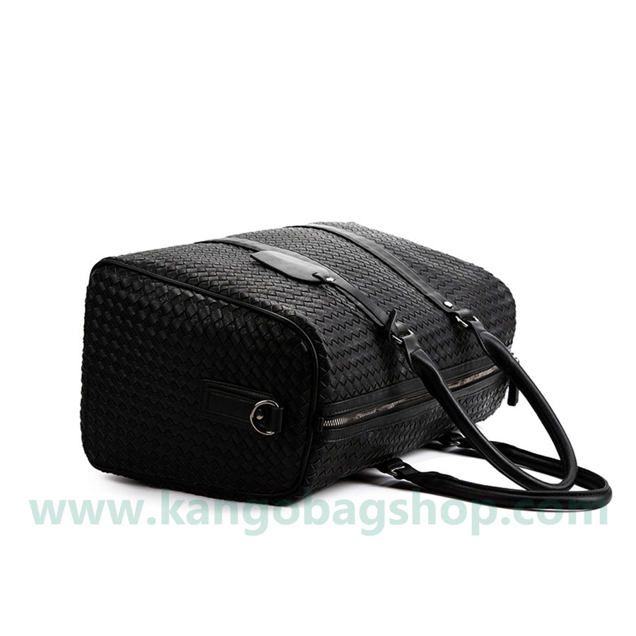 Travel Bag men's new european-n wind large-capacity hand-woven duffel bag women business trip handbag single shoulder bag