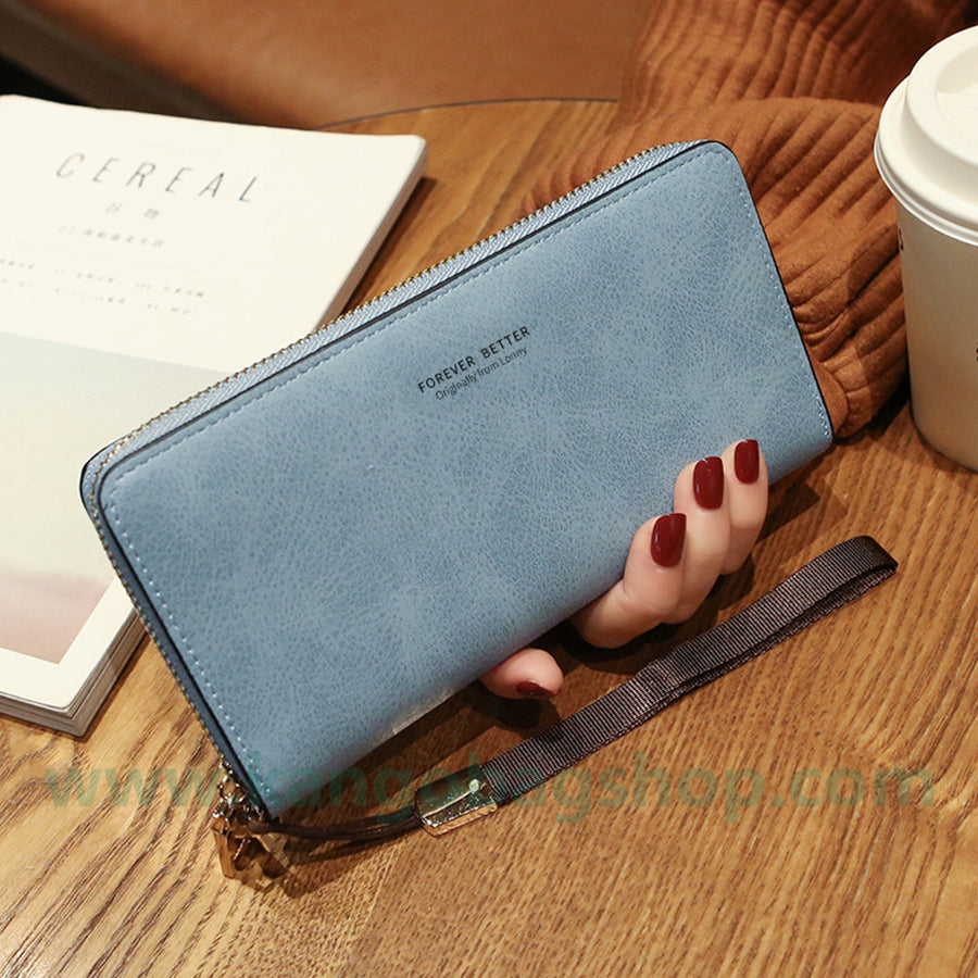 Hold a Lady Purse Long Korean version handbag solid color multi-function card bag mobile phone purse purse purse purse purse purse purse