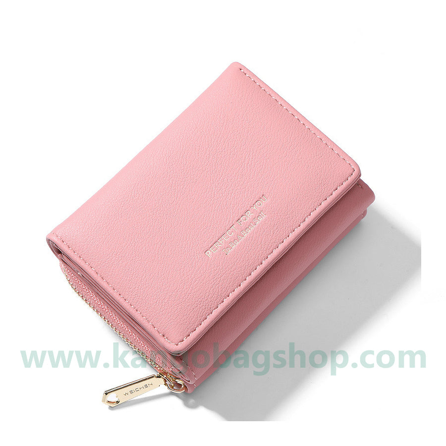 Pocket purse new female student zipper simple purse hand bag card bag