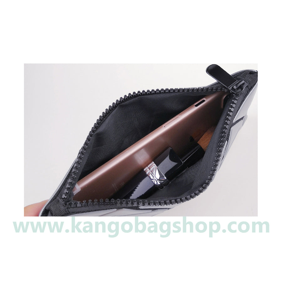 New rhombus bag geometric travel cosmetic bag lovely simple small Korean portable lipstick bag hand bag