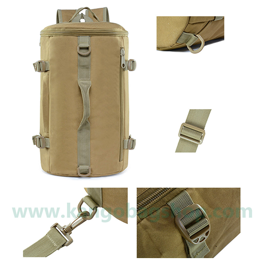 Sports camouflage backpack army fan backpack tote bucket backpack tactical equipment bucket bag