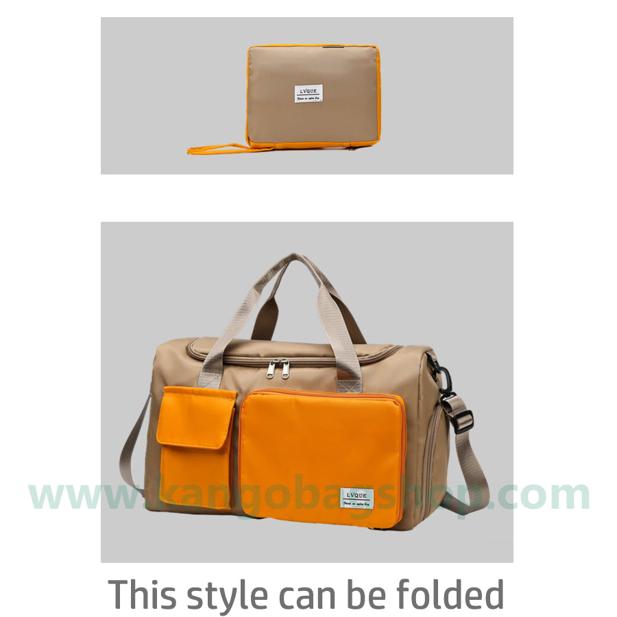 High-capacity one-shoulder travel bag sports waterproof bag bag hand-held sleeve rod box package to be delivered