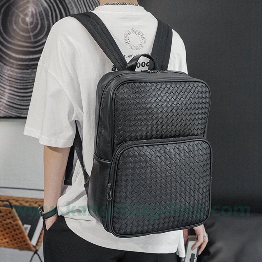 New backpack men's fashion brand casual backpack Korean version of simple travel backpack