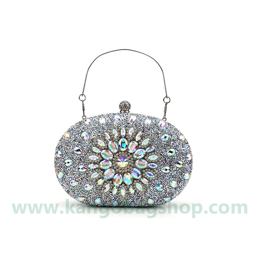 Sunflower Diamond Buckle fashion dinner bag party dress go-with-one-shoulder bag wedding bag girl bag