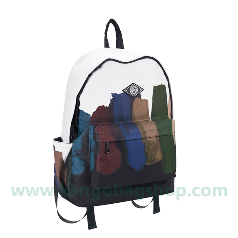 Printed backpack a small number of high school students schoolbag female high-capacity campus computer backpack new