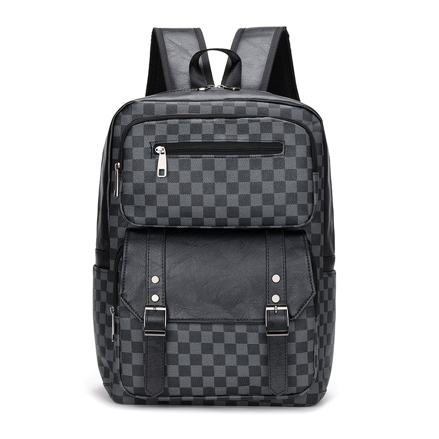 Male big capacity simple male travel computer backpack fashion high school student schoolbag