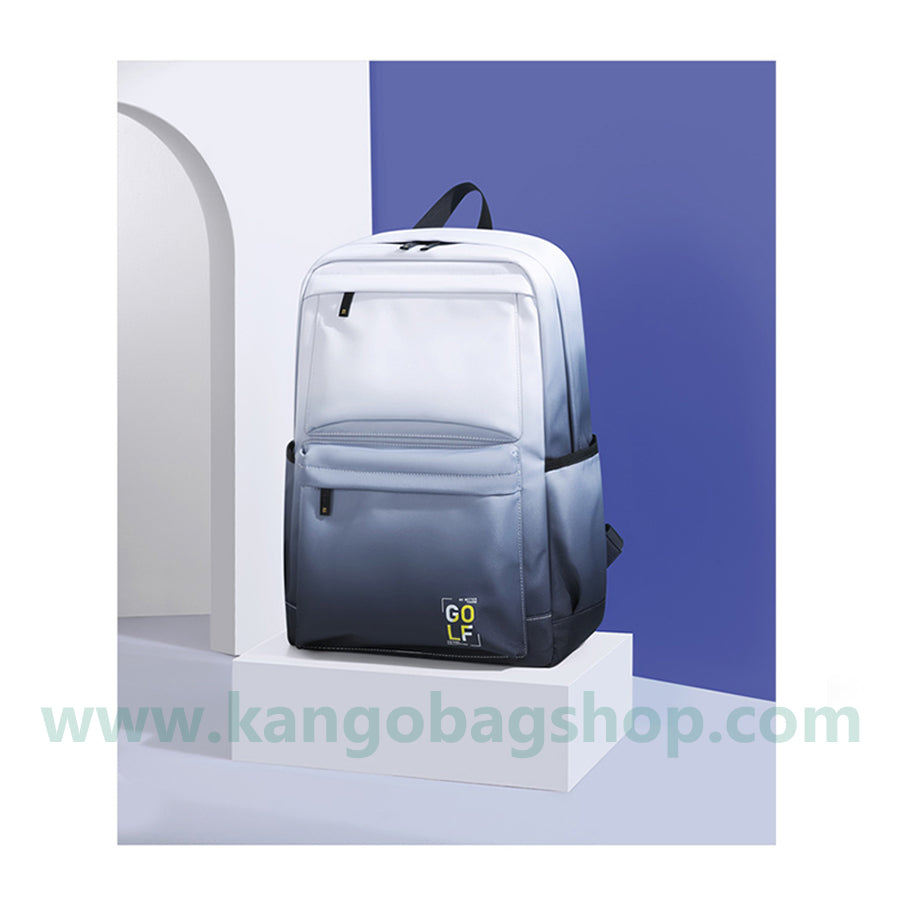 The new backpack male backpack computer bag high school students backpack large volume gradient bag