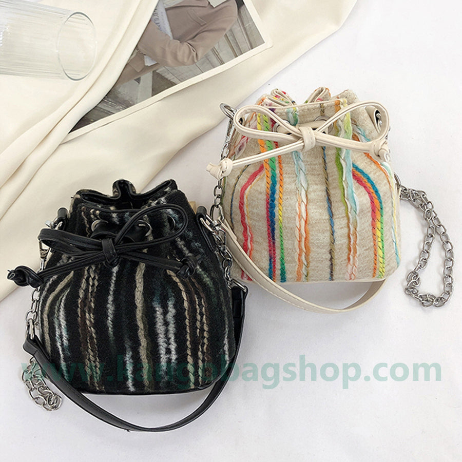 Summer high-end fashion small bucket bag ladies new fashion Fanny Pack Fanny Pack