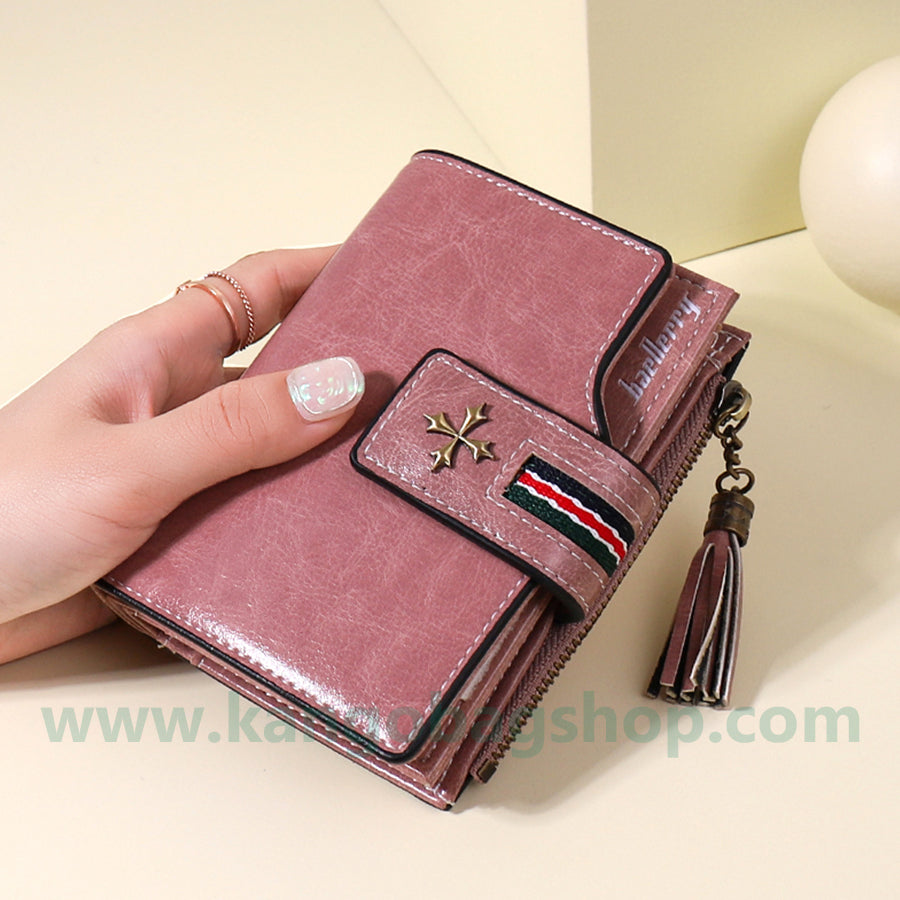 Purse new fashion simple folding pocket purse multi-card slot card purse purse