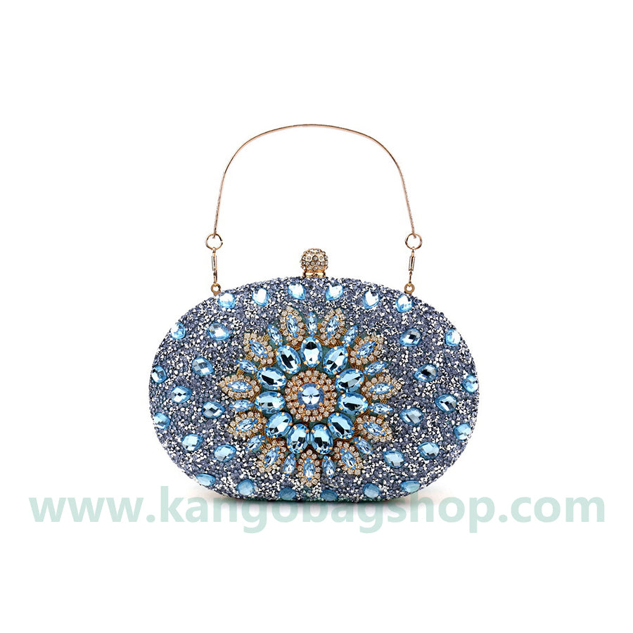 Sunflower Diamond Buckle fashion dinner bag party dress go-with-one-shoulder bag wedding bag girl bag