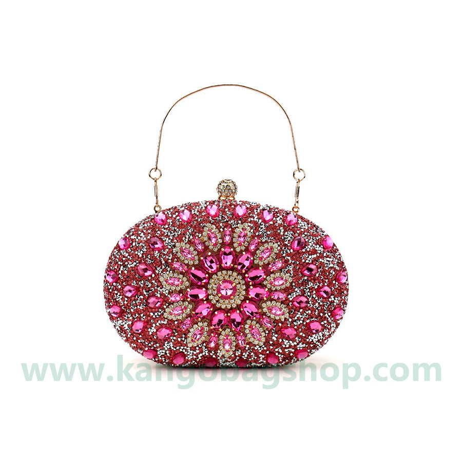 Sunflower Diamond Buckle fashion dinner bag party dress go-with-one-shoulder bag wedding bag girl bag