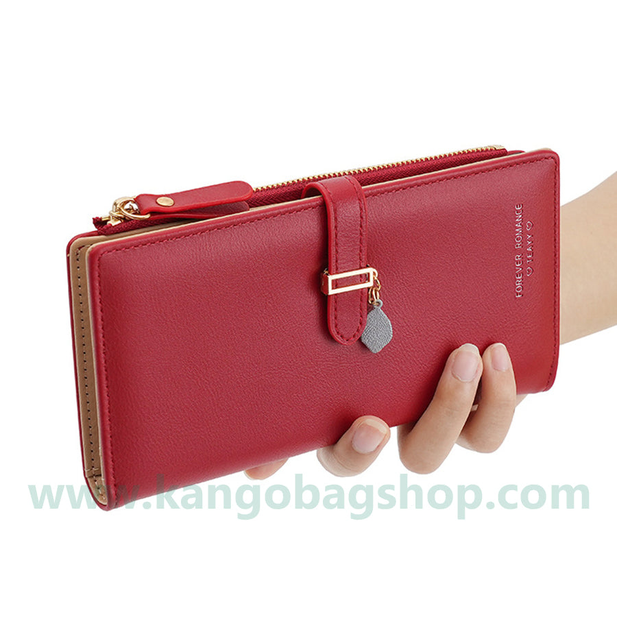 Long purse female niche design thin wallet new exquisite high-grade soft wallet card bag tide