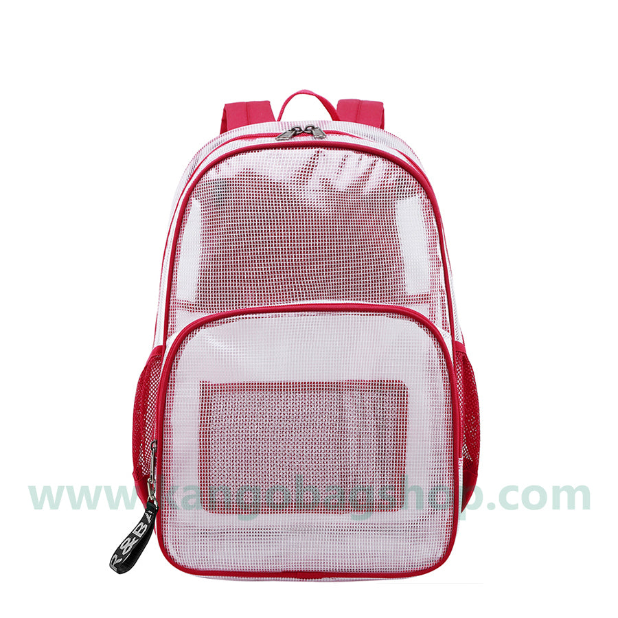 Large-capacity PVC transparent for male and female junior backpack for college backpack floating board bag