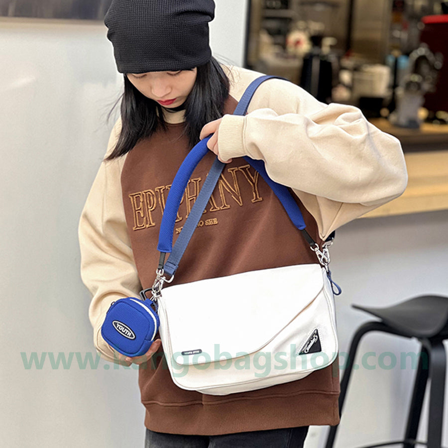 Male minority single shoulder bag female armpit bag mailman bag couple bag