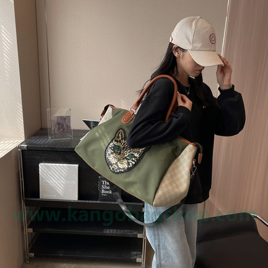 Travel large-capacity travel bag portable package package travel bag fitness bag portable package package to be delivered