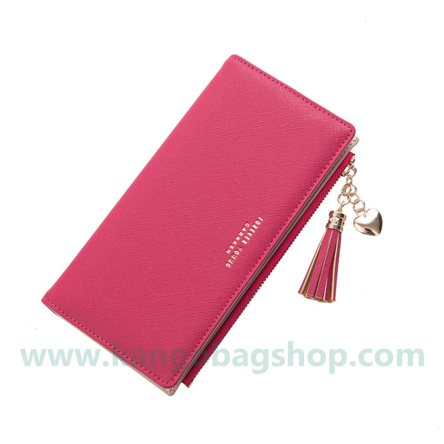 Purse woman new Korean version of the fashionable purse card bag one bag zipper change purse