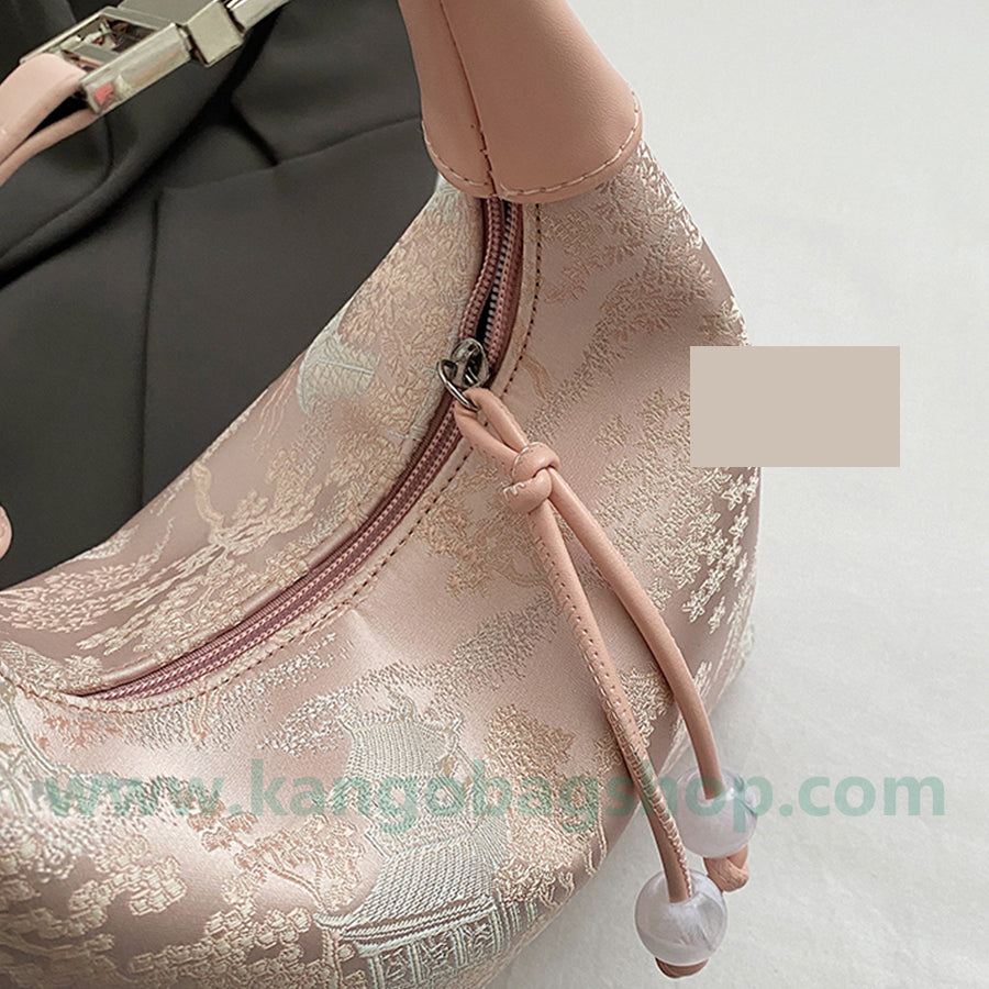 Summer luxury niche messenger bag women's new pink shoulder bag