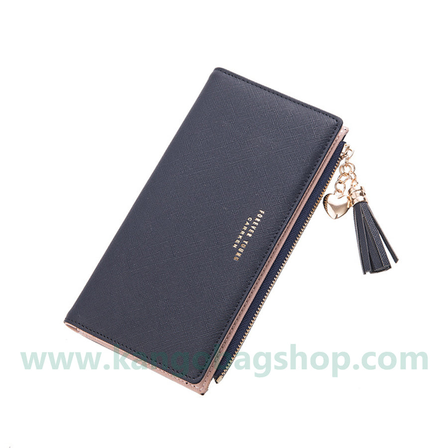 Purse woman new Korean version of the fashionable purse card bag one bag zipper change purse