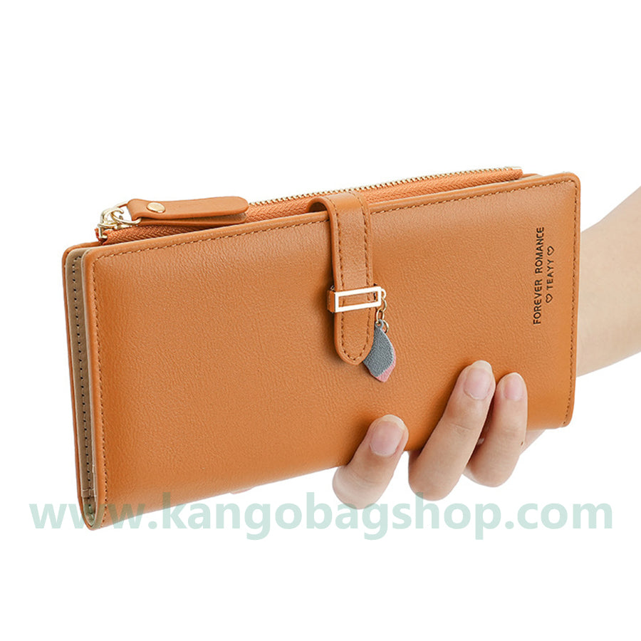 Long purse female niche design thin wallet new exquisite high-grade soft wallet card bag tide