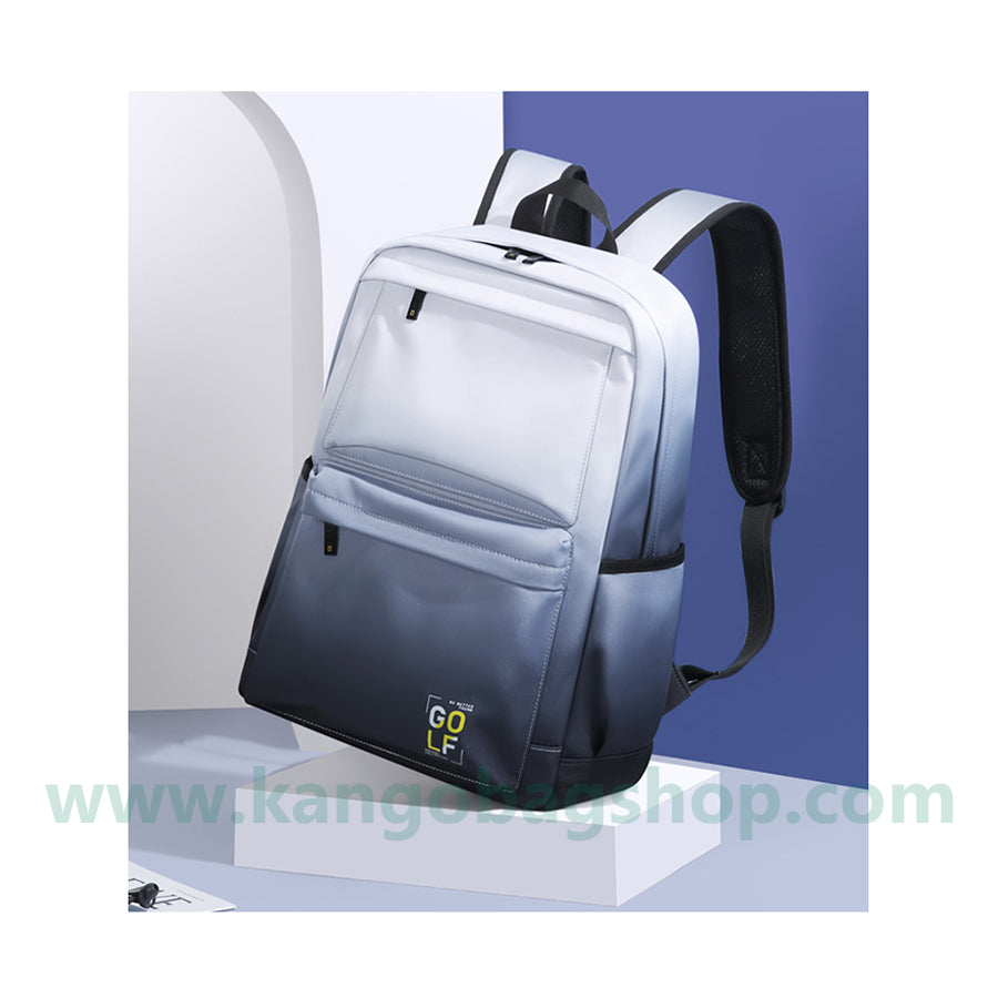 The new backpack male backpack computer bag high school students backpack large volume gradient bag