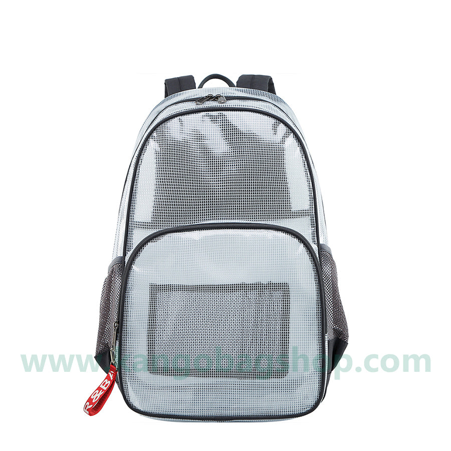 Large-capacity PVC transparent for male and female junior backpack for college backpack floating board bag