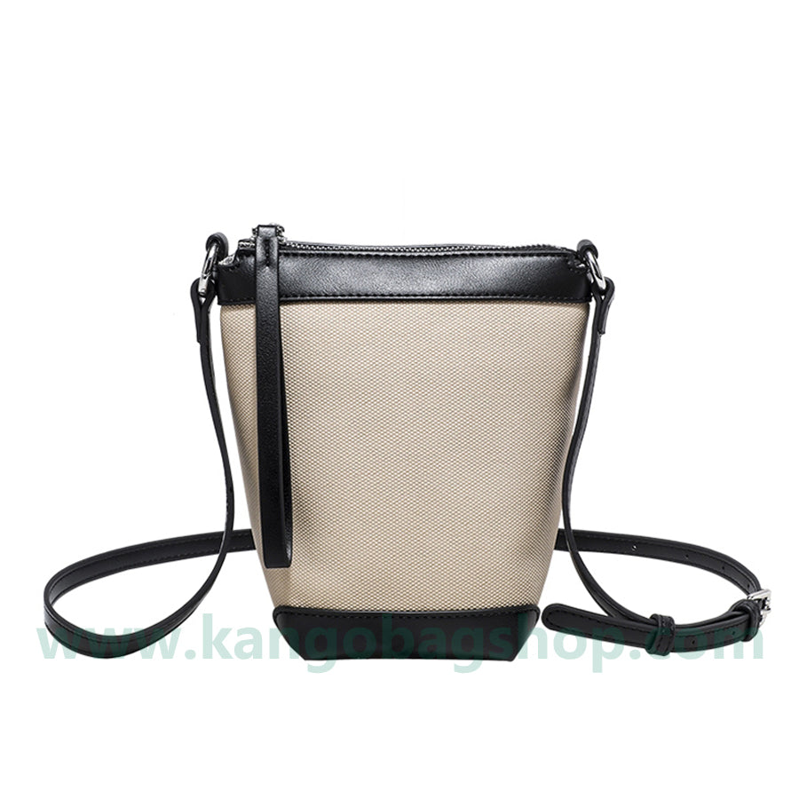 Korean department of high-end sense of multi-tie small bucket bag women's new fashionable one-shoulder messenger bag color bump mobile phone bag