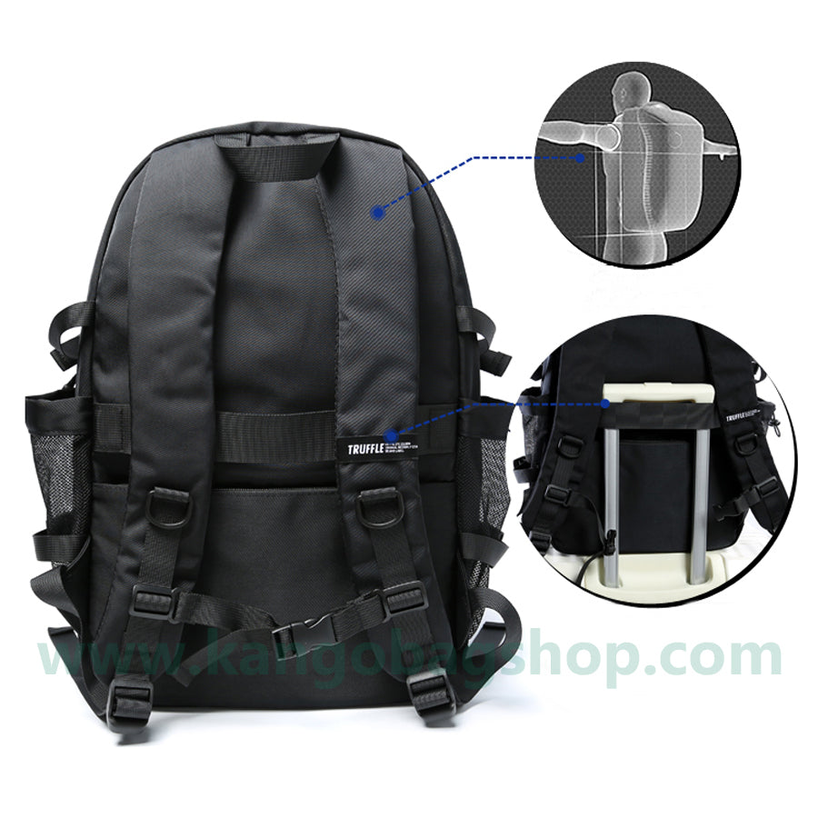 Truffle folk style casual backpack male junior female college high capacity computer travel backpack