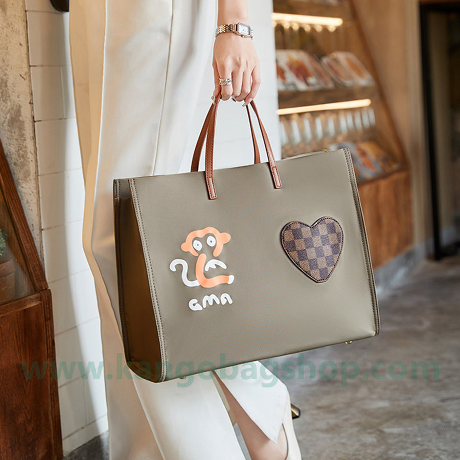 High-capacity cloth bag female messenger new handbag shopping bag fashion one-shoulder travel tote bag summer