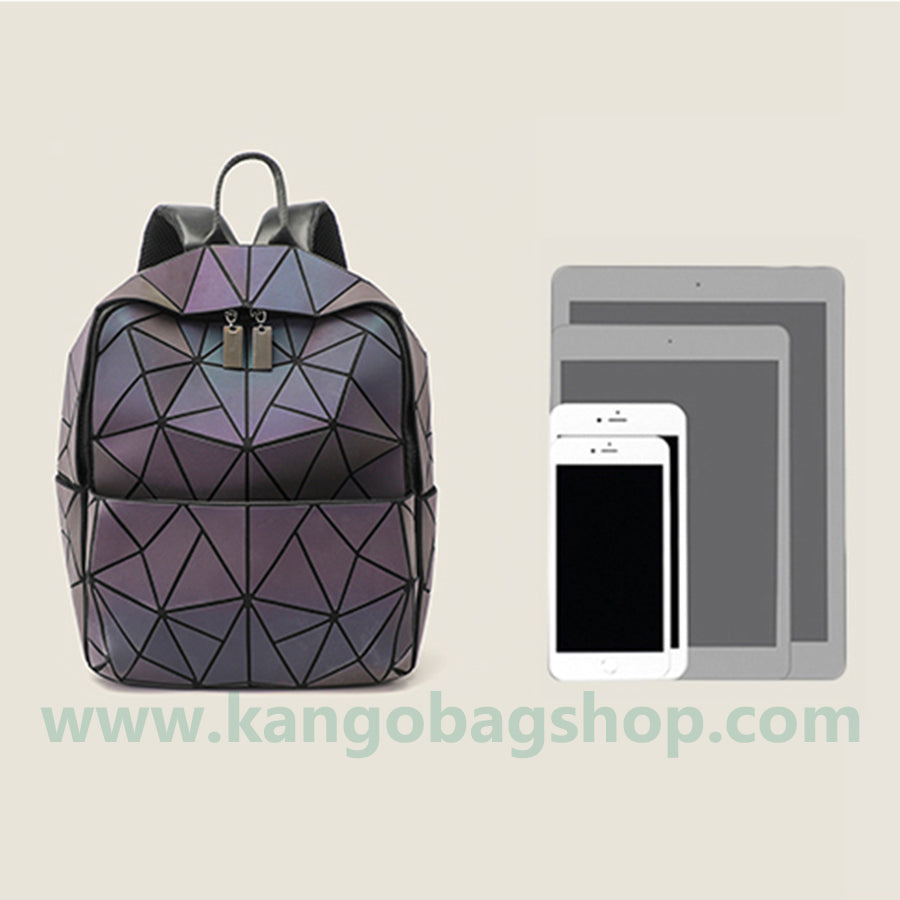 Geometric diamond bag spring and summer new backpack laser bag trend backpack