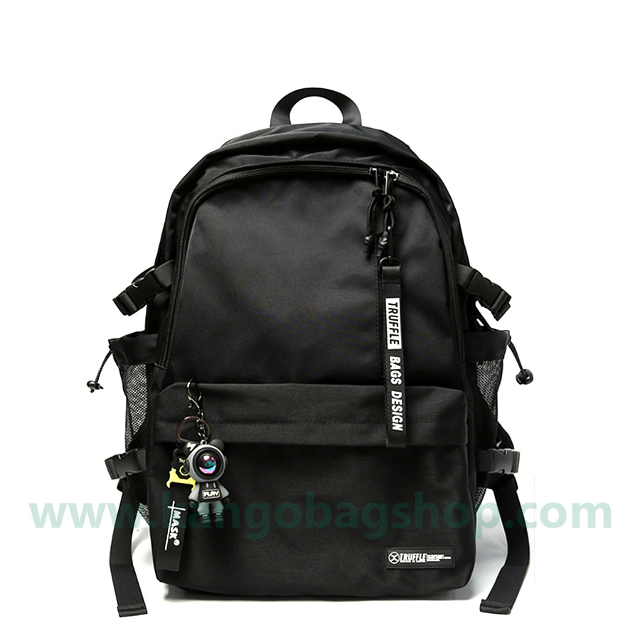 Truffle folk style casual backpack male junior female college high capacity computer travel backpack