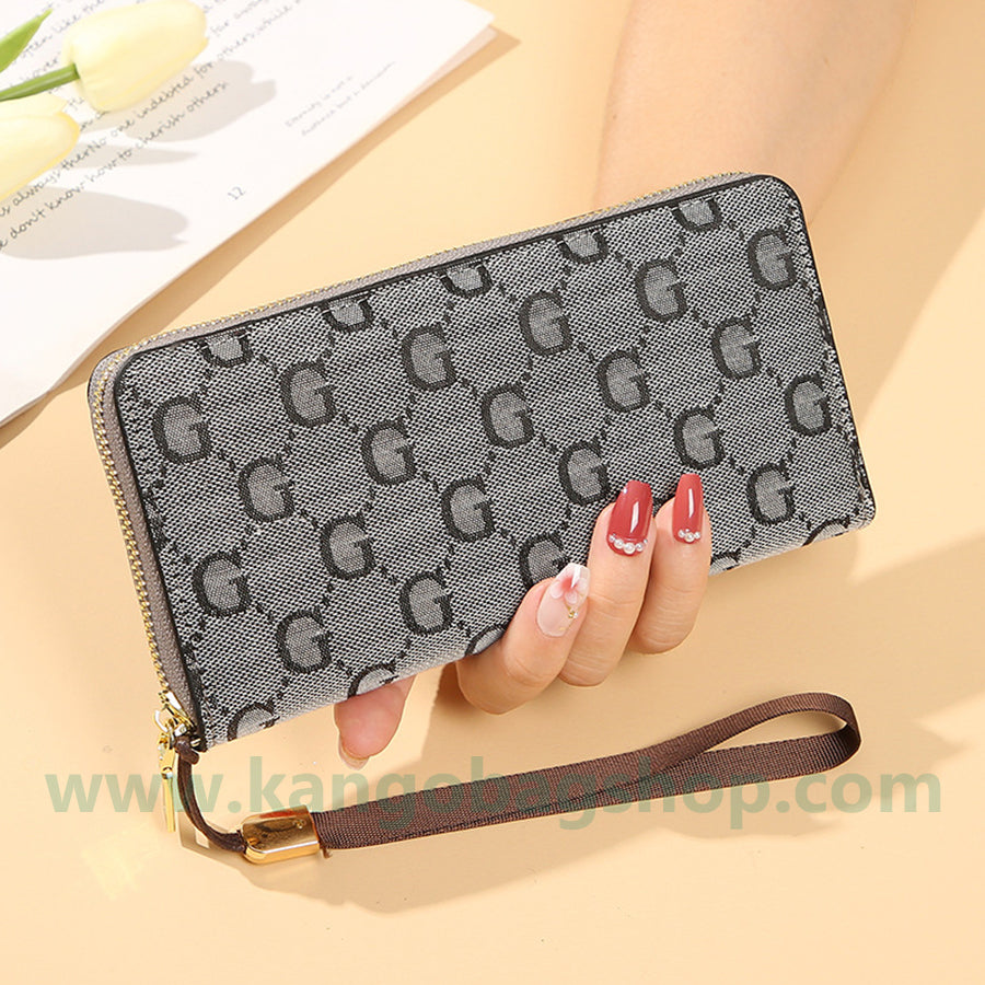 Hold a Lady Purse Long Korean version handbag solid color multi-function card bag mobile phone purse purse purse purse purse purse purse