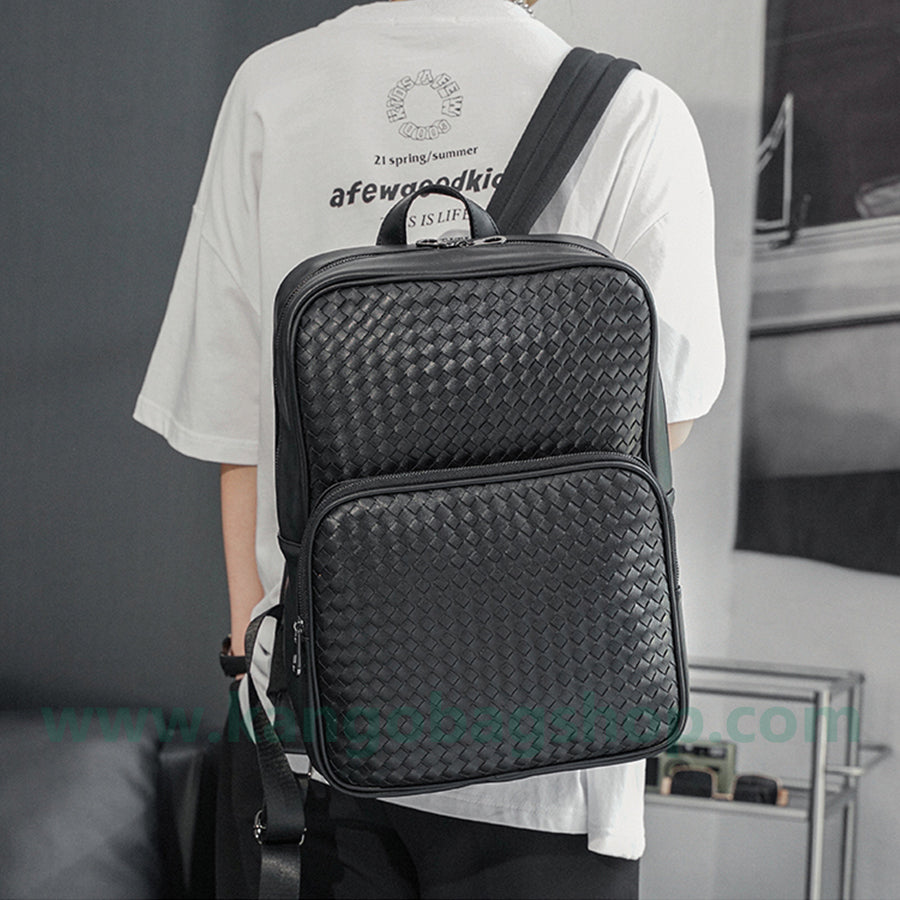 New backpack men's fashion brand casual backpack Korean version of simple travel backpack