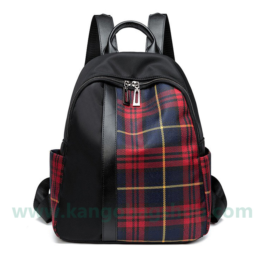 Backpack women's spring new Korean version easy to build high-capacity Oxford cloth backpack