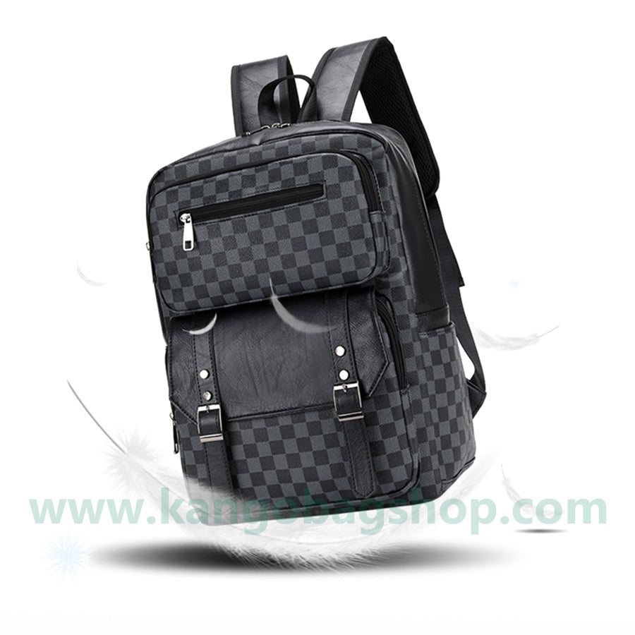 Male big capacity simple male travel computer backpack fashion high school student schoolbag