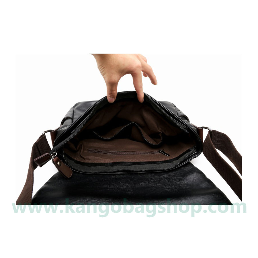 The new one-shoulder briefcase men's casual and fashionable envelope bag large-capacity messenger bag