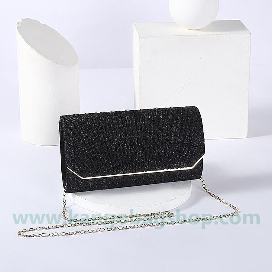 European and n diamond-encrusted glitter dinner handbag pure color lady handbag temperament square bag shoulder straddle dinner bag