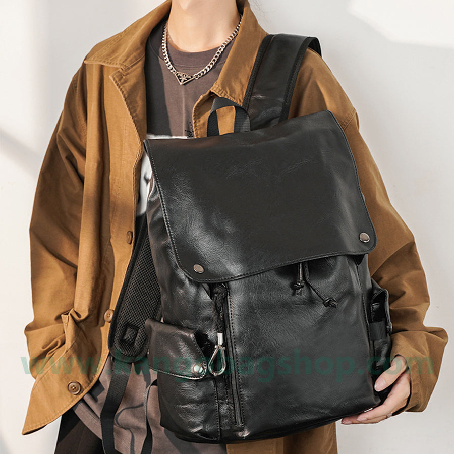 Trend backpack men's leisure waterproof travel bag computer backpack senior high school junior high school college students' schoolbag men's bag