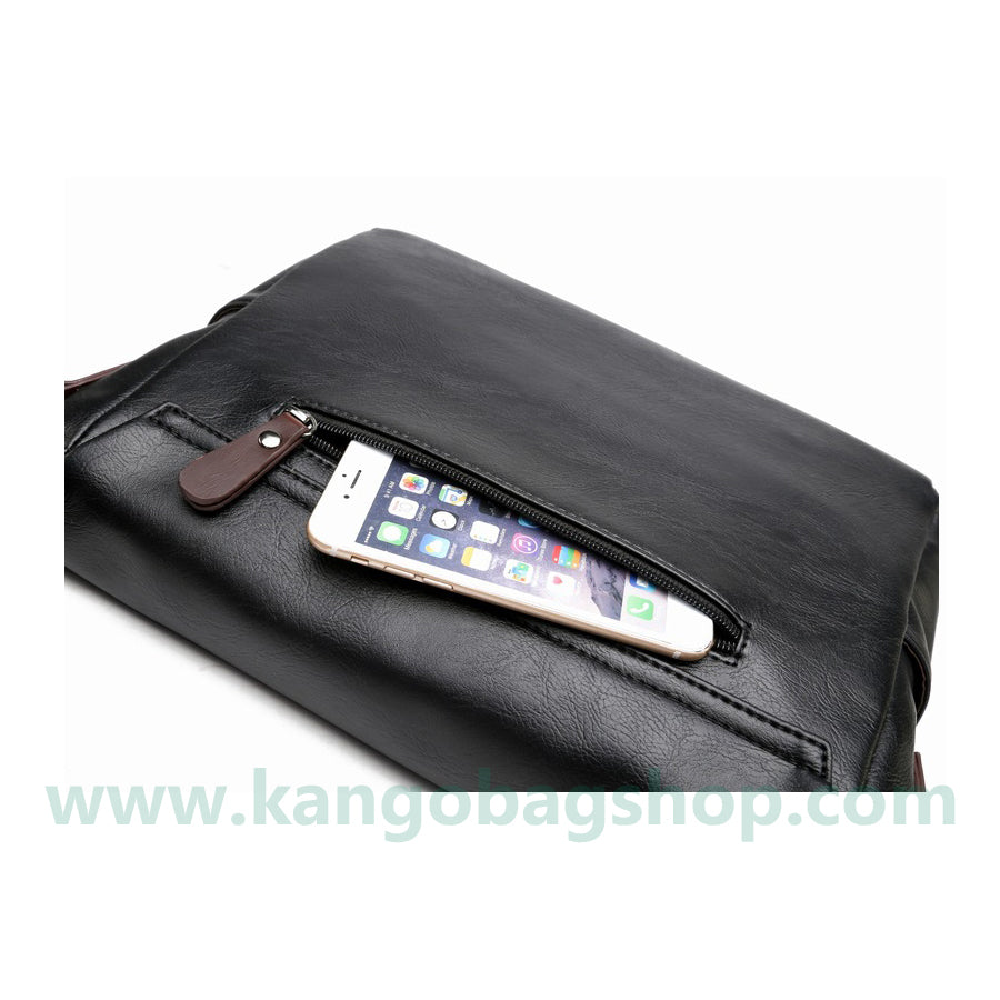 The new one-shoulder briefcase men's casual and fashionable envelope bag large-capacity messenger bag