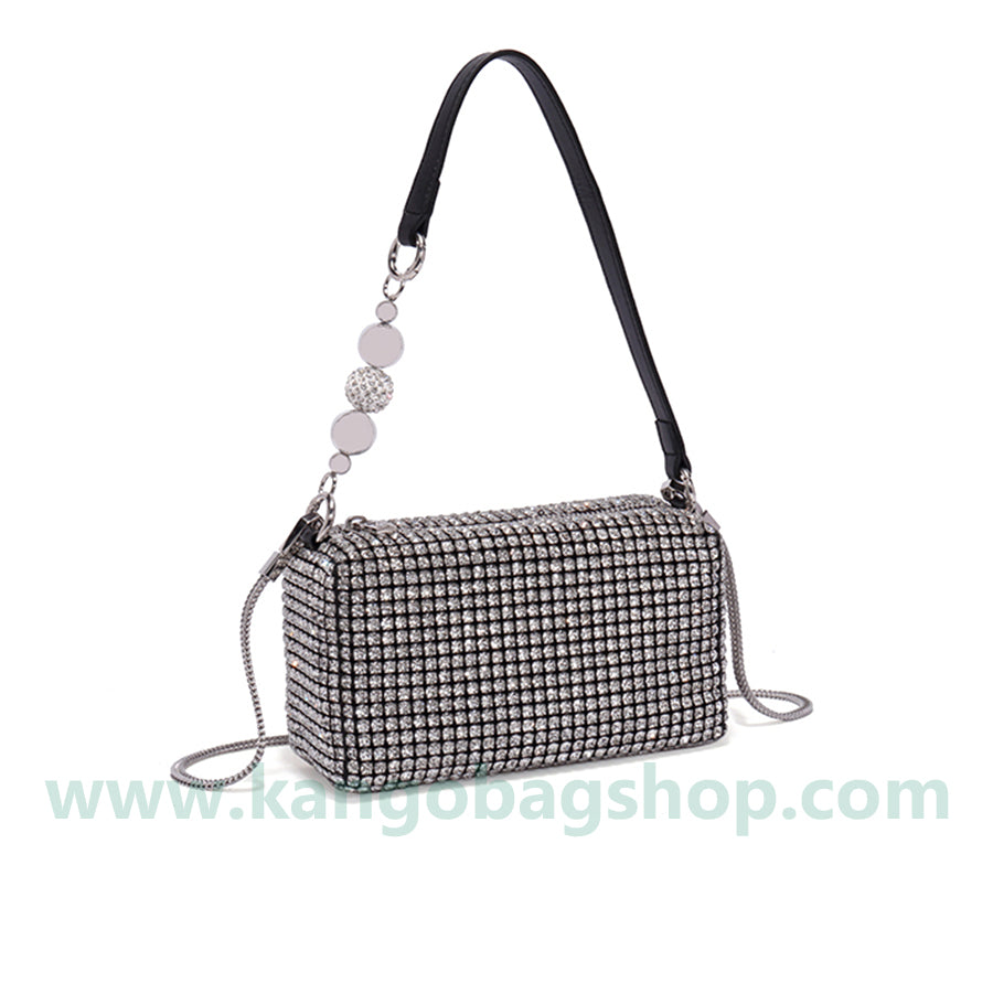 The new diamond bag full of Diamond Bag Pearl handbag chain bag armpit bag