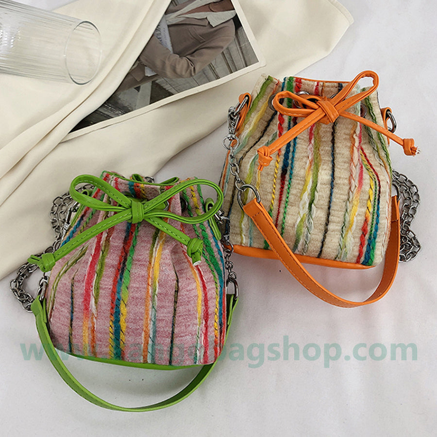 Summer high-end fashion small bucket bag ladies new fashion Fanny Pack Fanny Pack