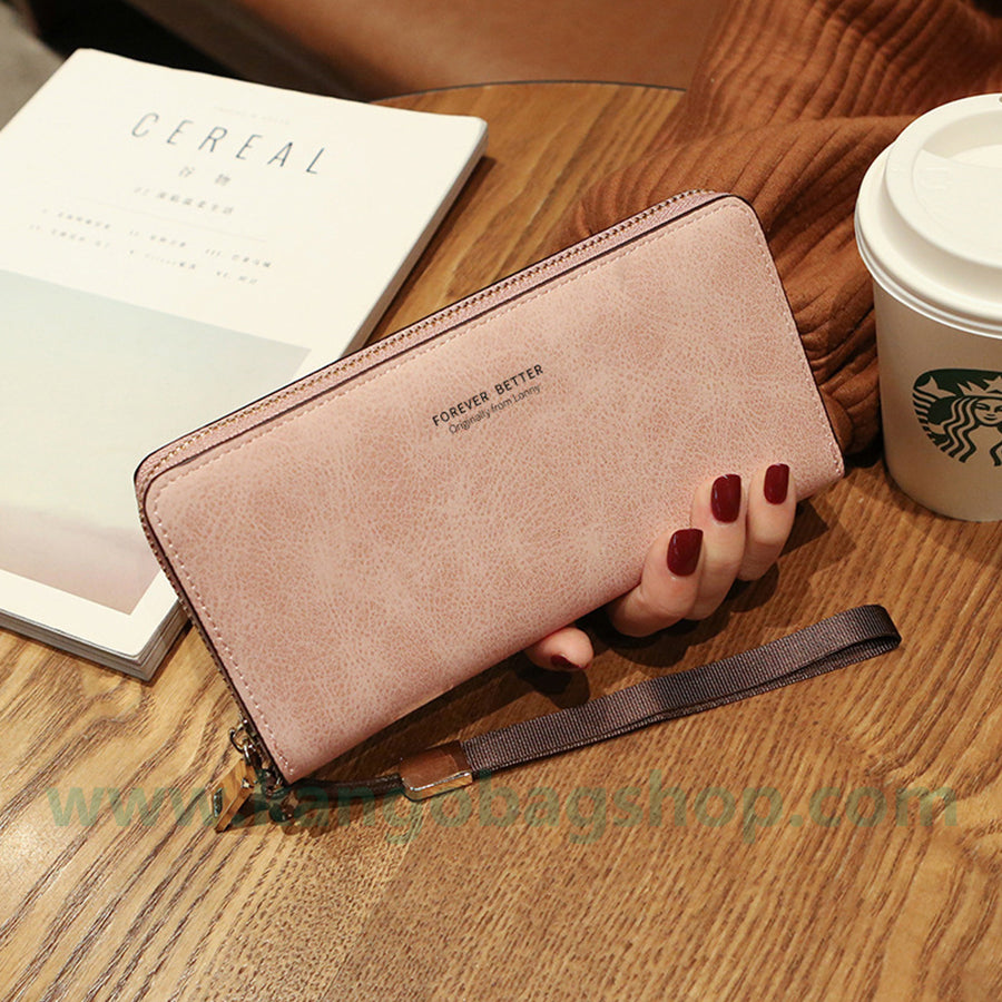 Hold a Lady Purse Long Korean version handbag solid color multi-function card bag mobile phone purse purse purse purse purse purse purse