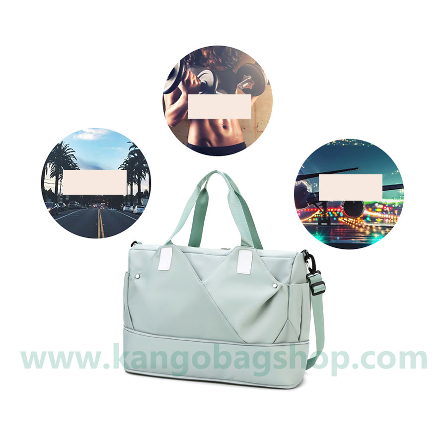 The new fashion travel bag single shoulder multi-functional high-capacity fitness bag fashion