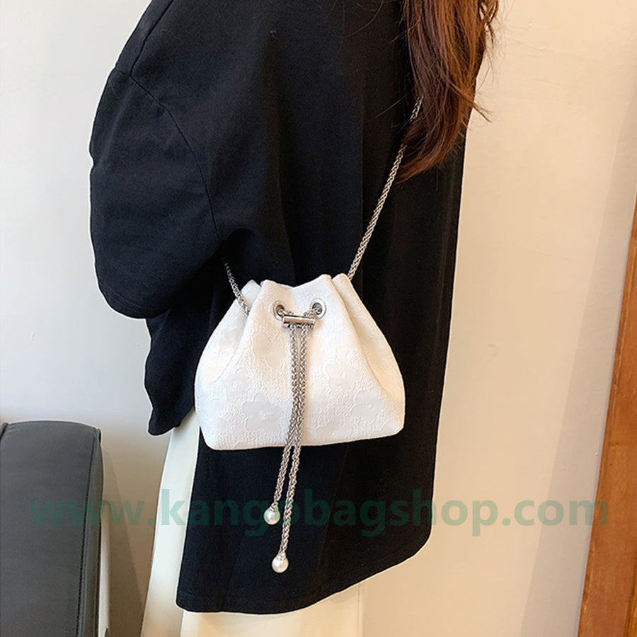 Small bag women's new senior sense of women's single shoulder chain large capacity bucket bag