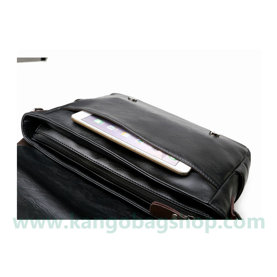 The new one-shoulder briefcase men's casual and fashionable envelope bag large-capacity messenger bag