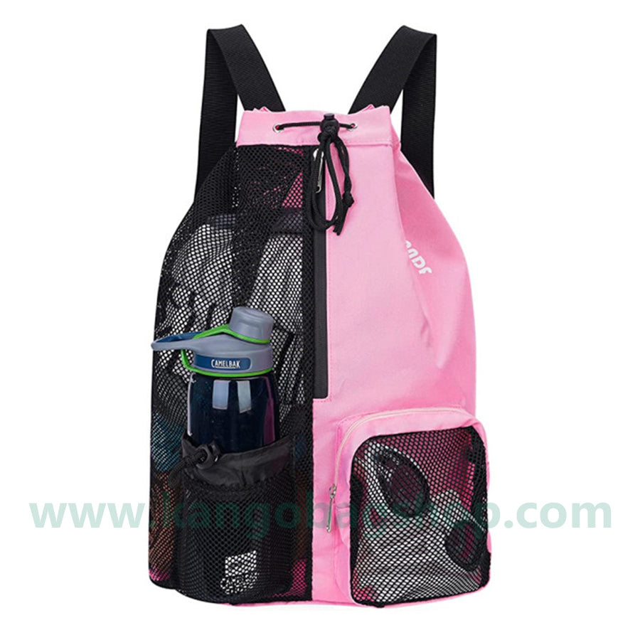 Net net swimming bag net net net net hand bag bag beach bath bag fitness travel backpack large capacity